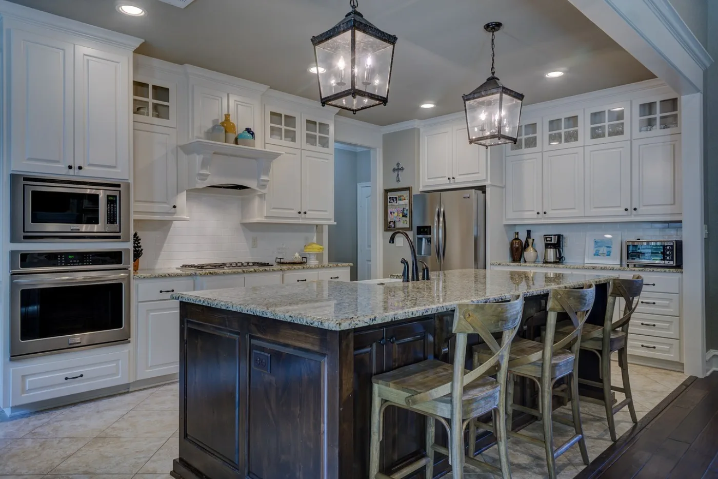 Kitchen Island Worktop Installation